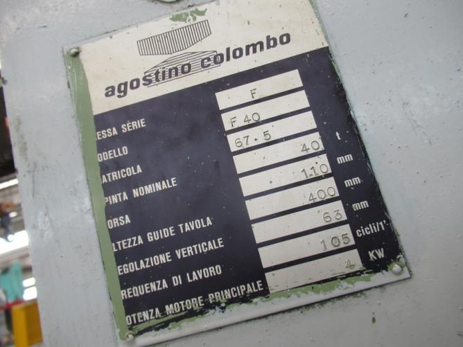 AGOSTINO COLOMBO F 40